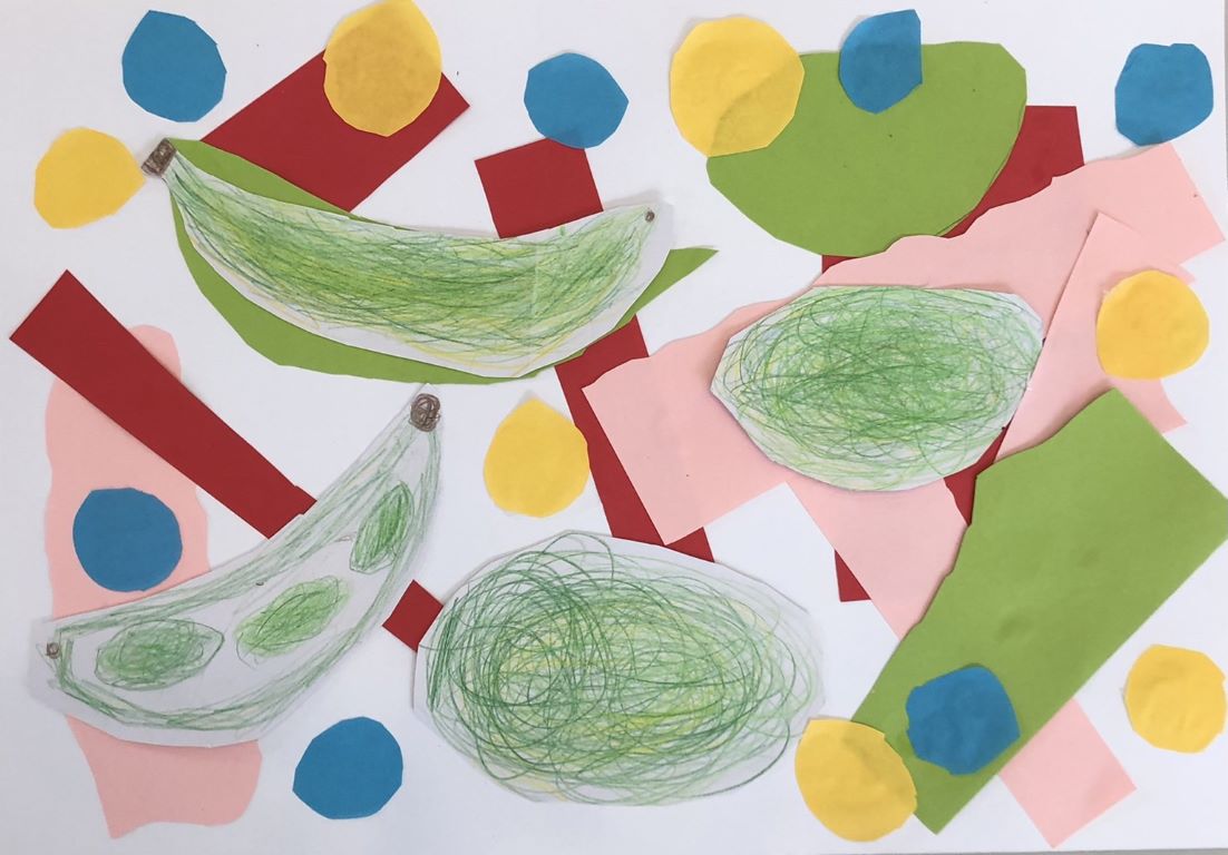 貼り絵の作品